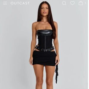 Desiree Mini Dress with Cut Outs